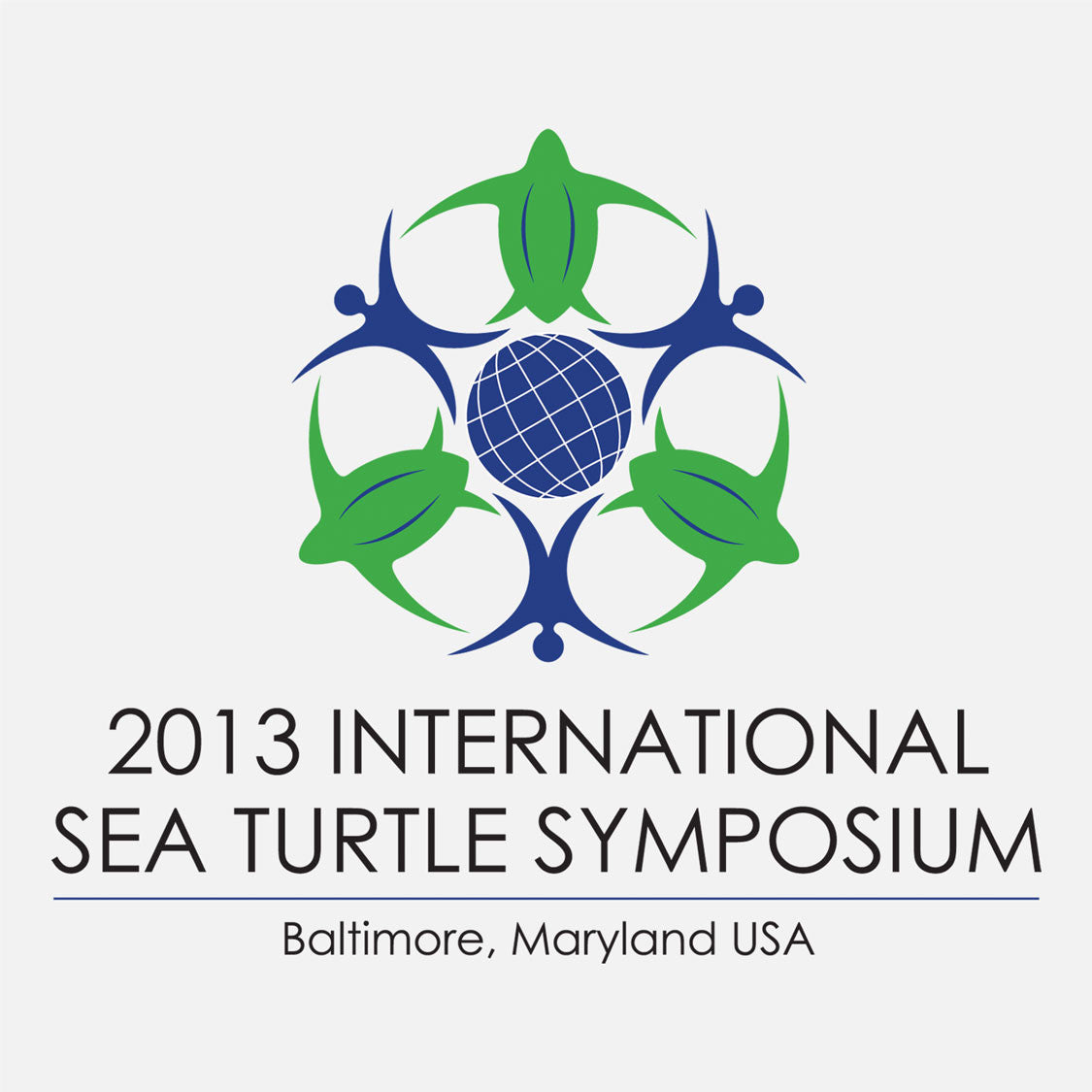 The 33rd annual sea turtle symposium logo. The theme was 