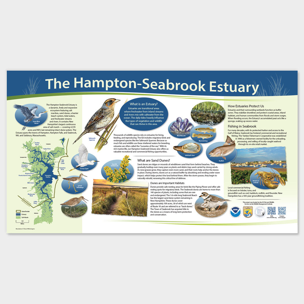 The Hampton-Seabrook Estuary Welcome Sign