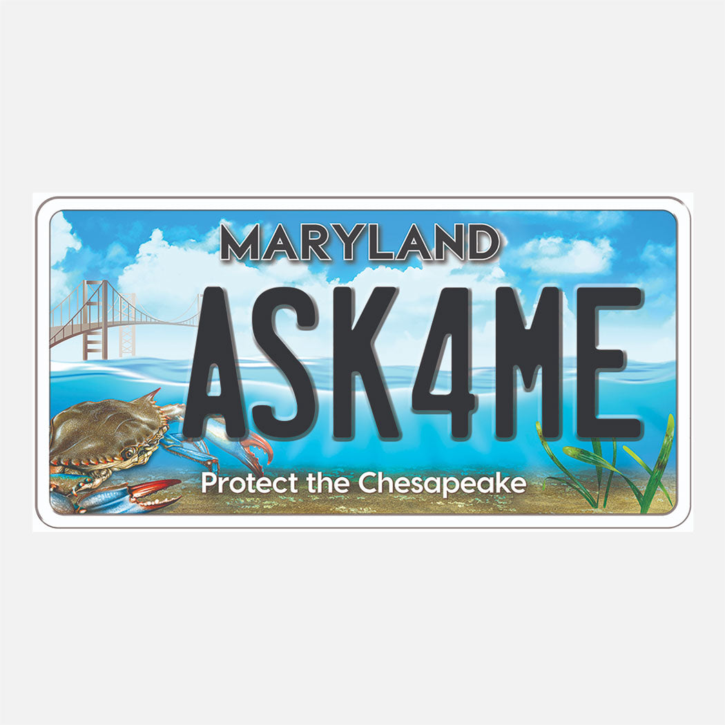 Chesapeake Bay License Plate