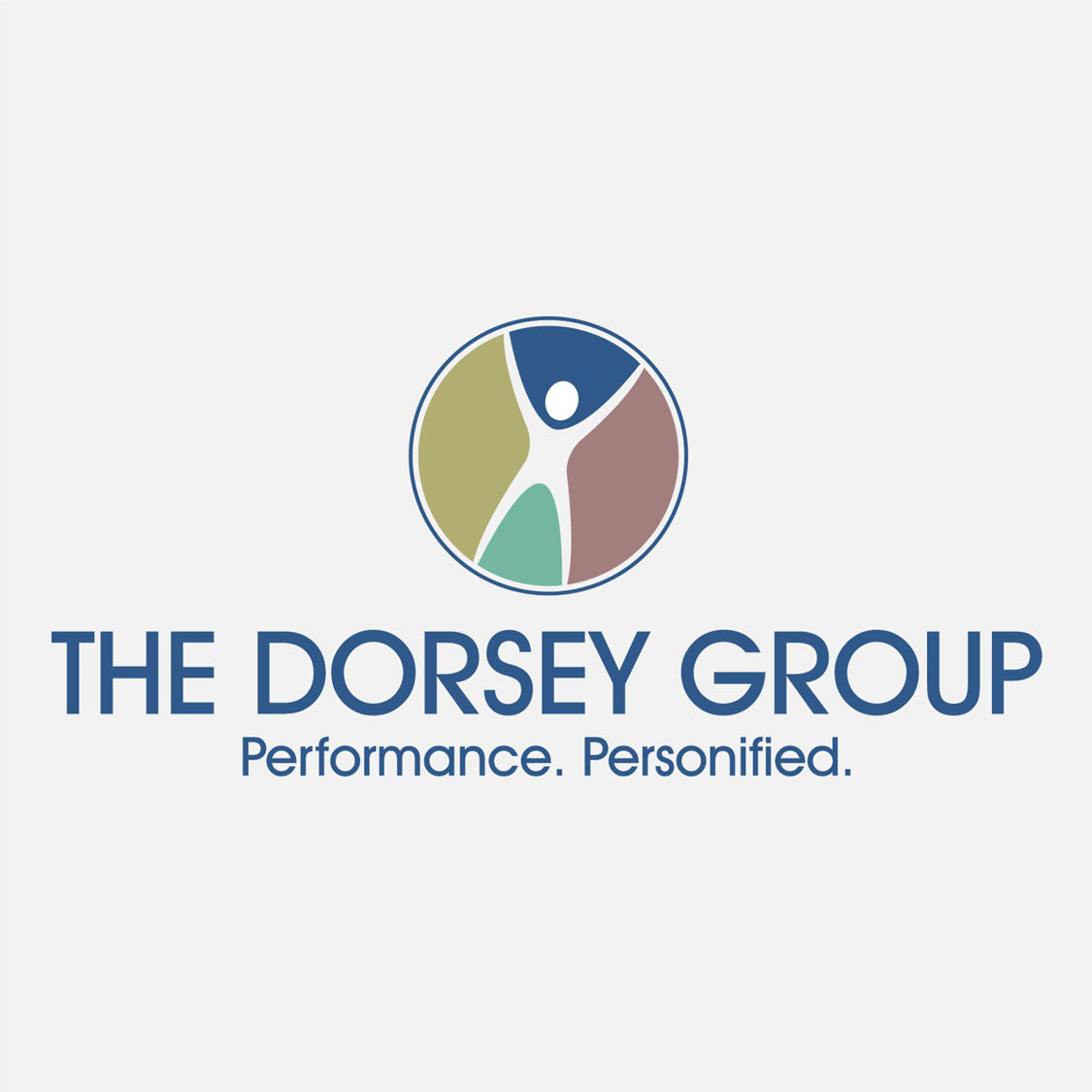 The Dorsey Group inspires people to peak performance – maximizing operational excellence for proven, sustainable business success. The logo is a colorful, fun graphic of a person with their arms raised.