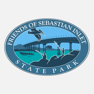 This is a support and advocacy group for Sebastian Inlet State Park. The logo is a graphic of The Sebastian Inlet and jetty.