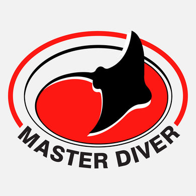 Master diver logo for Water Safety Products, Inc., Indian Harbor Beach, Florida. The logo is a graphic of a stingray in an oval.