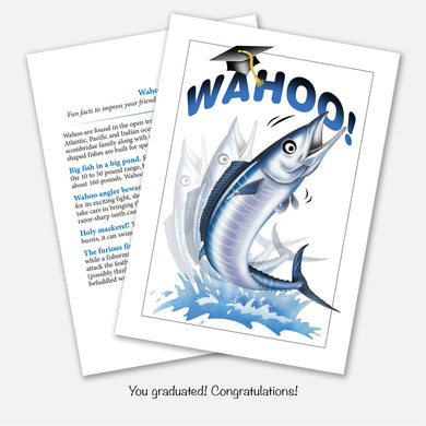 Wahoo Graduation Card